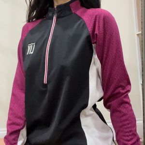 Super Bowl Zip Up Mid Neck Long Sleeve Jacket